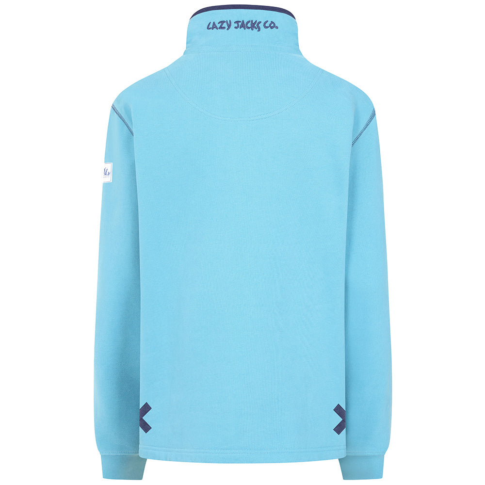 LJ3 - Ladies Quarter Zip Sweatshirt - Petrol