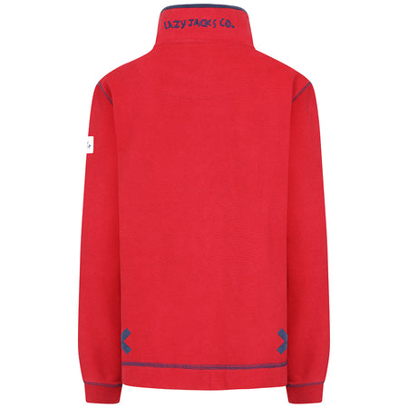 LJ301 - Ladies Pique Sweatshirt - Red