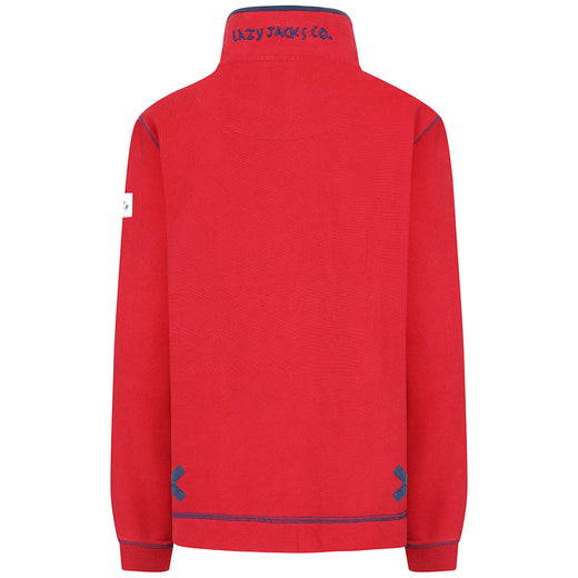 LJ301 - Ladies Pique Sweatshirt - Red