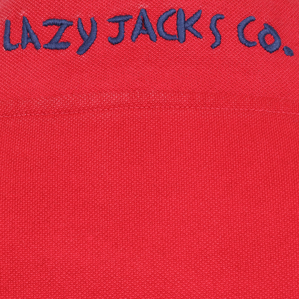 LJ301 - Ladies Pique Sweatshirt - Red