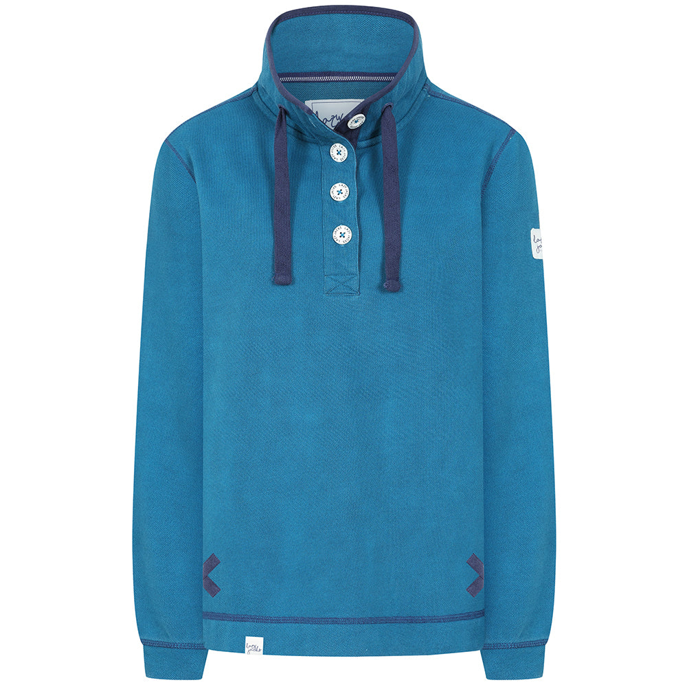 LJ301 - Ladies Pique Sweatshirt - Teal