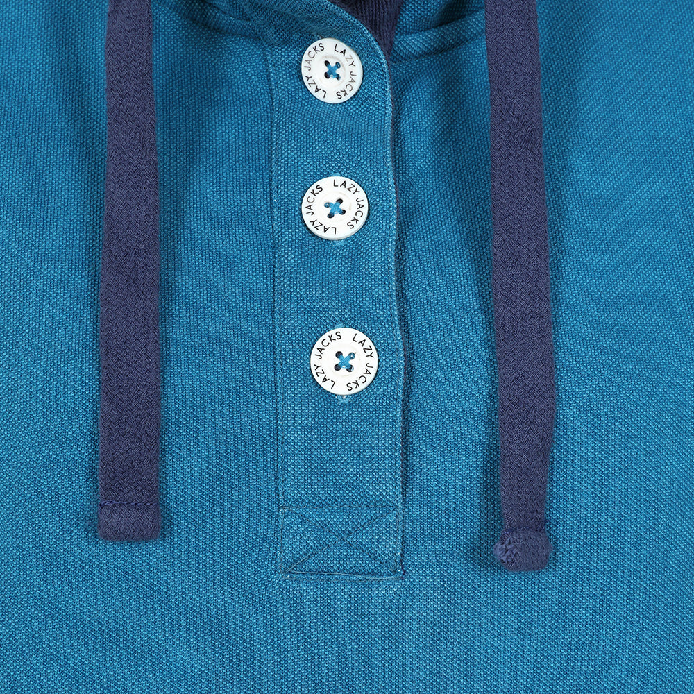 LJ301 - Ladies Pique Sweatshirt - Teal