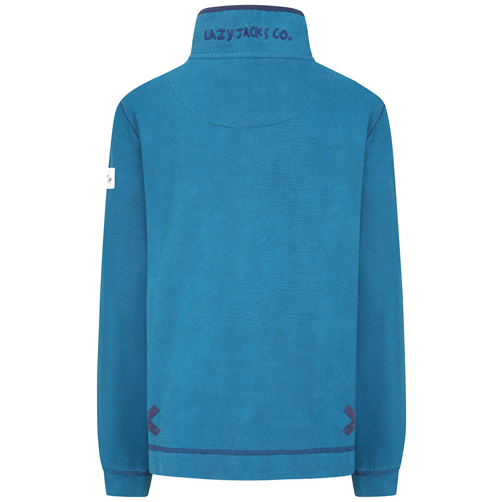LJ301 - Ladies Pique Sweatshirt - Teal