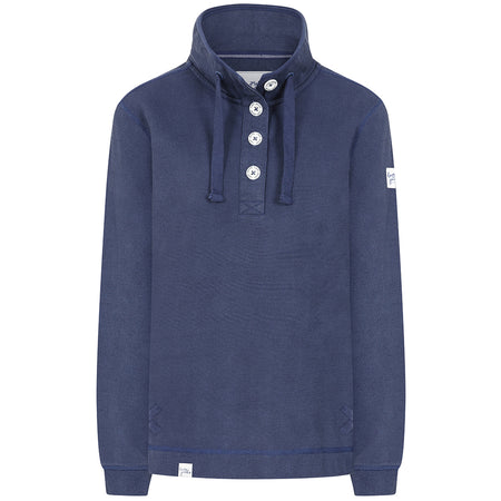 LJ301 - Ladies Pique Sweatshirt - Twilight - Navy Drawstrings