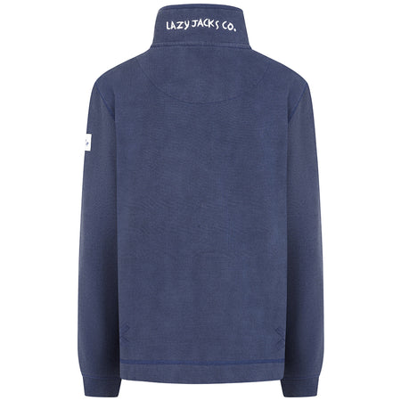 LJ301 - Ladies Pique Sweatshirt - Twilight - Navy Drawstrings