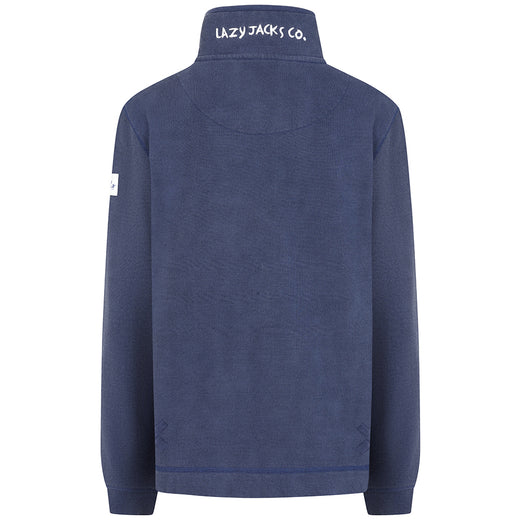 LJ301 - Ladies Pique Sweatshirt - Twilight - Navy Drawstrings