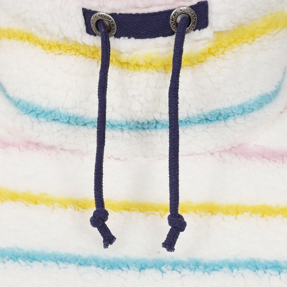 LJ30S - Striped Roll Neck Snug - Winter Brights
