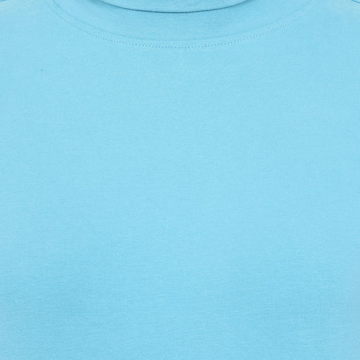 LJ320 - Lightweight Roll Neck Top - Petrol