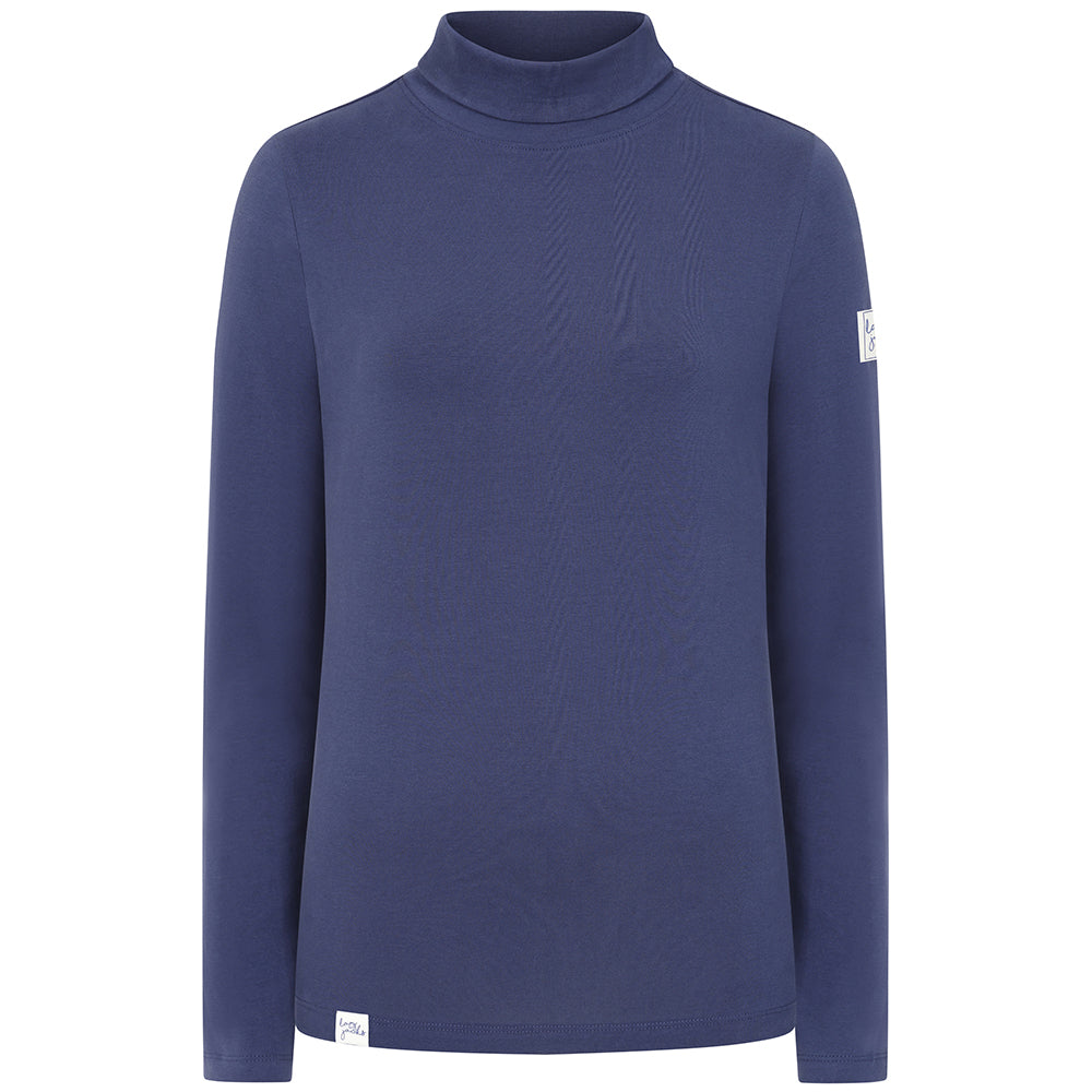 LJ320 - Lightweight Roll Neck Top - Twilight