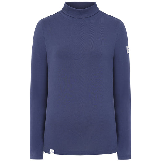 LJ320 - Lightweight Roll Neck Top - Twilight