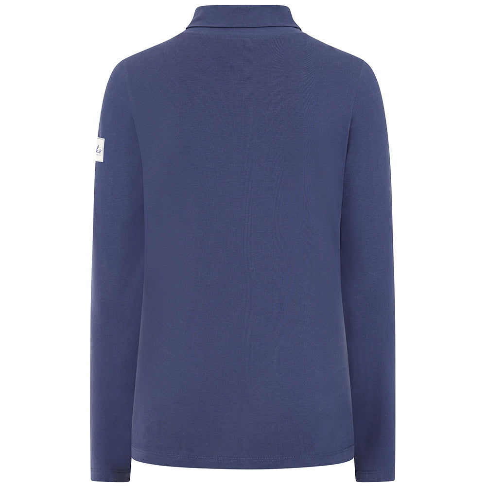 LJ320 - Lightweight Roll Neck Top - Twilight