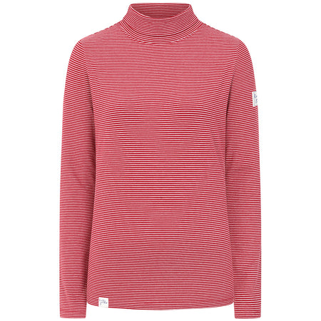 LJ320S - Lightweight Roll Neck Top - Red