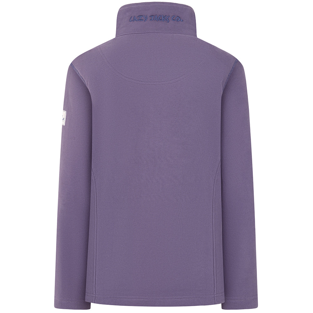LJ33 - Ladies Full Zip Sweatshirt - Mauve
