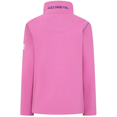 LJ33 - Ladies Full Zip Sweatshirt - Raspberry