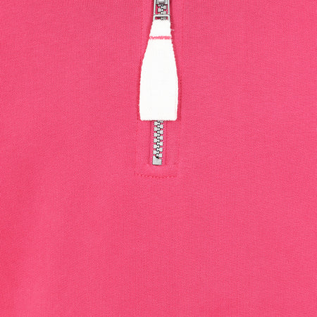 LJ3C - Girls Quarter Zip Sweatshirt - Cherry