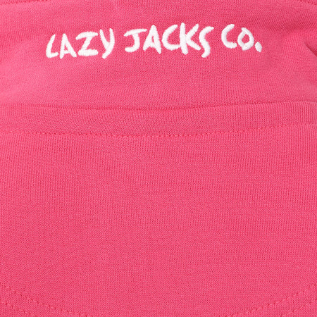 LJ3C - Girls Quarter Zip Sweatshirt - Cherry