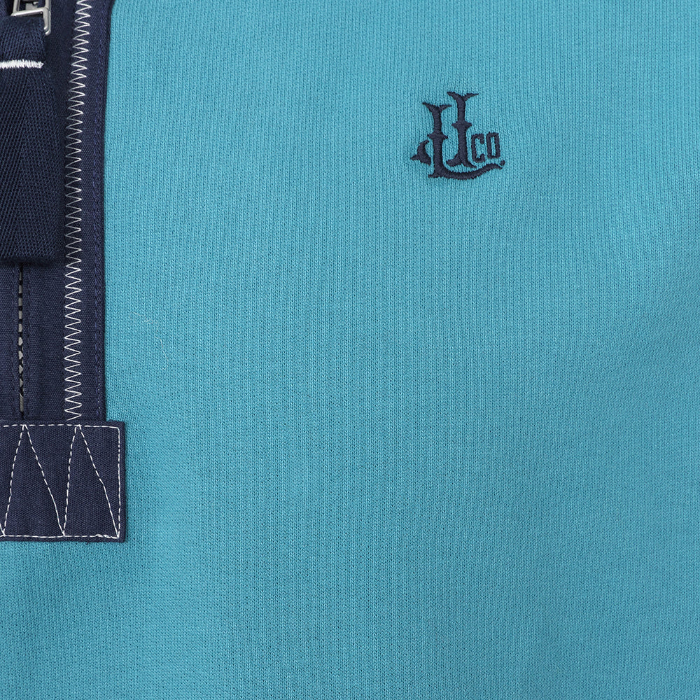 LJ40 - Quarter Zip Sweatshirt - Peacock