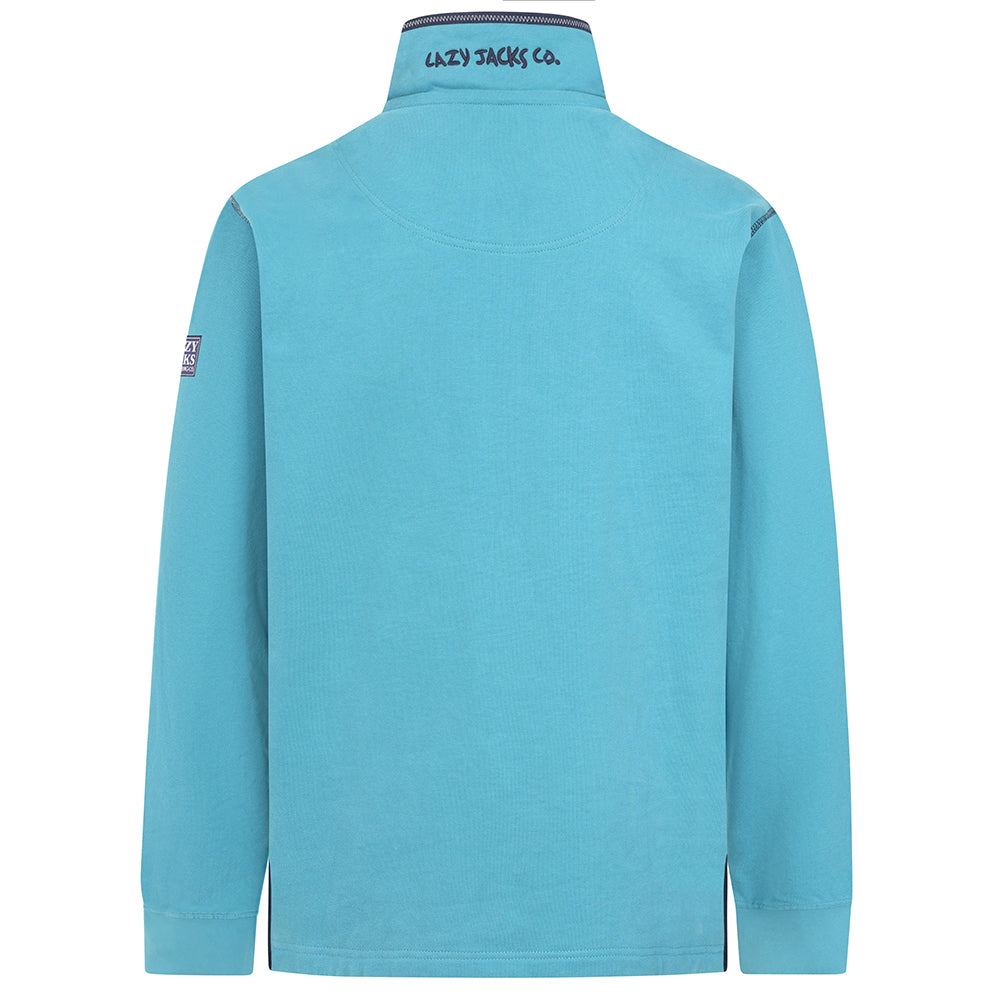 LJ40 - Quarter Zip Sweatshirt - Peacock