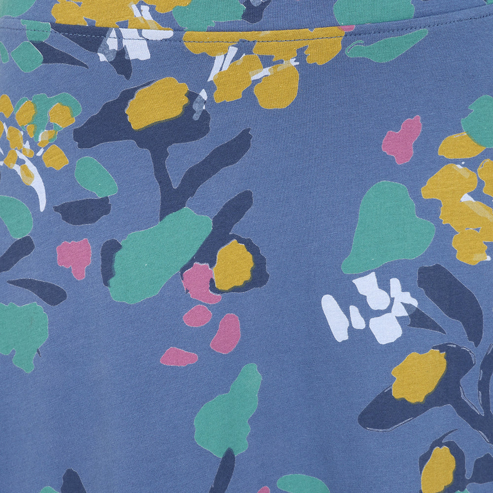 LJ41 - Printed Jersey Skirt - Abstract Twilight