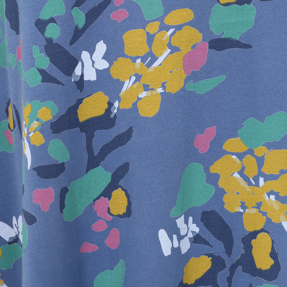 LJ41 - Printed Jersey Skirt - Abstract Twilight
