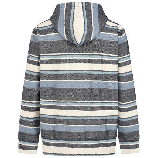 LJ43S - Men's Textured Full Zip Hoody - Marine