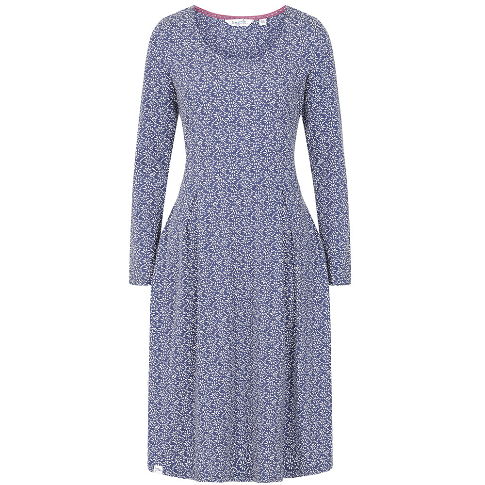 LJ533 - Printed Dress - Mosaic Twilight