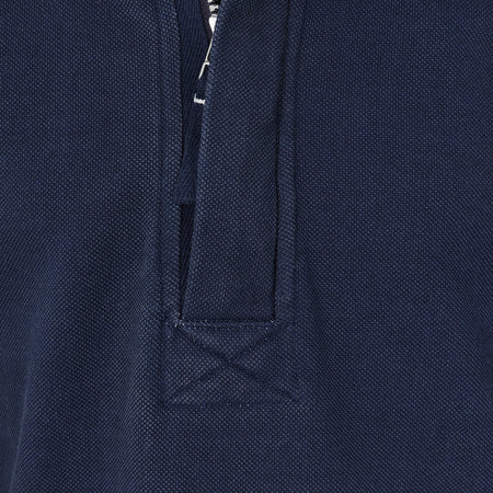 LJ700C - Boys 1/4 Zip Pique Sweatshirt - Marine