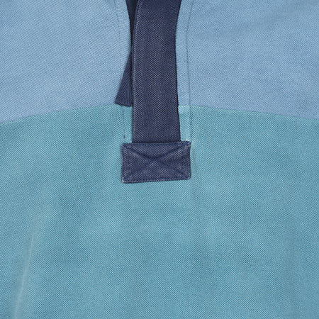 LJ700S - Men's Pique Striped Sweatshirt - Peacock