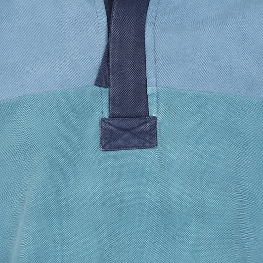 LJ700S - Men's Pique Striped Sweatshirt - Peacock