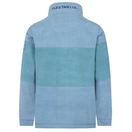 LJ700S - Men's Pique Striped Sweatshirt - Peacock