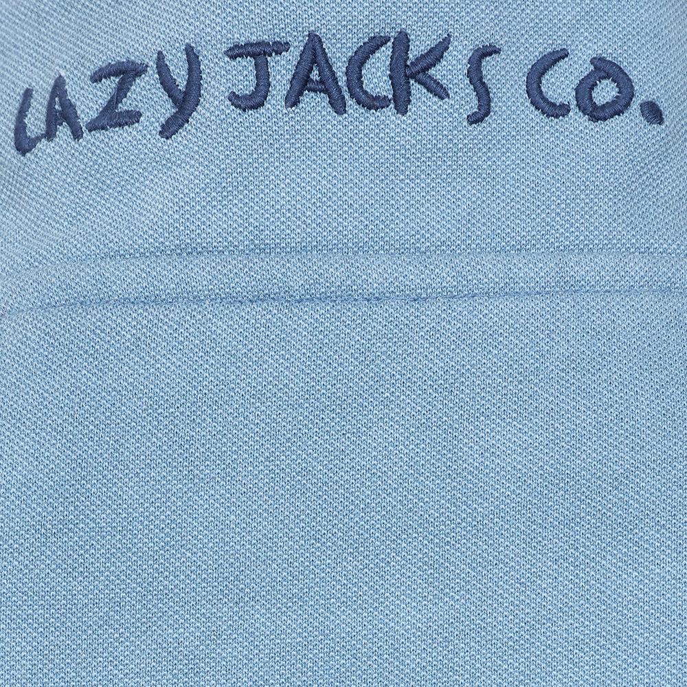 LJ700S - Men's Pique Striped Sweatshirt - Peacock