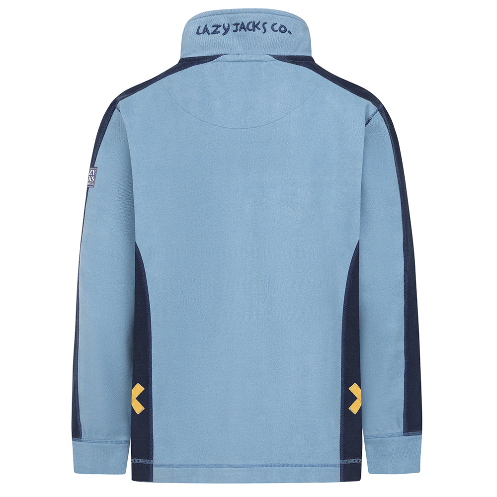 LJ705 - Pique Panel Sweatshirt - Airforce