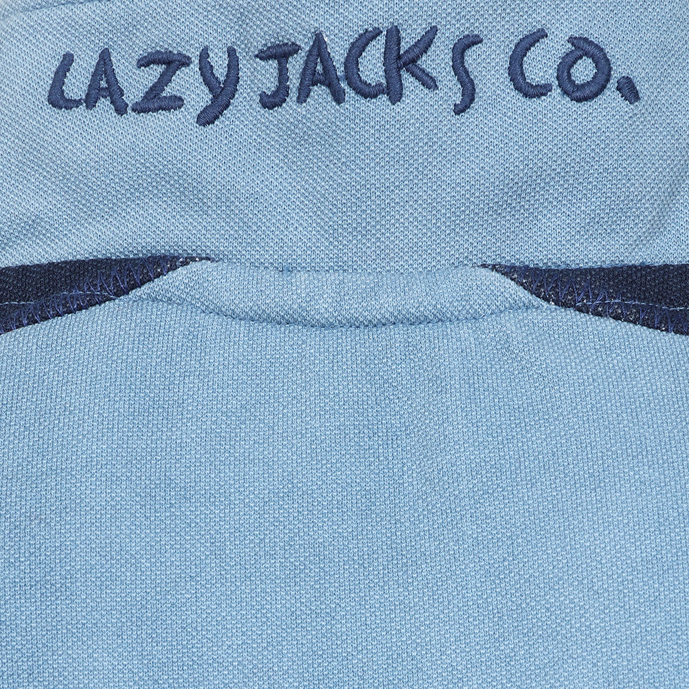 LJ705 - Pique Panel Sweatshirt - Airforce