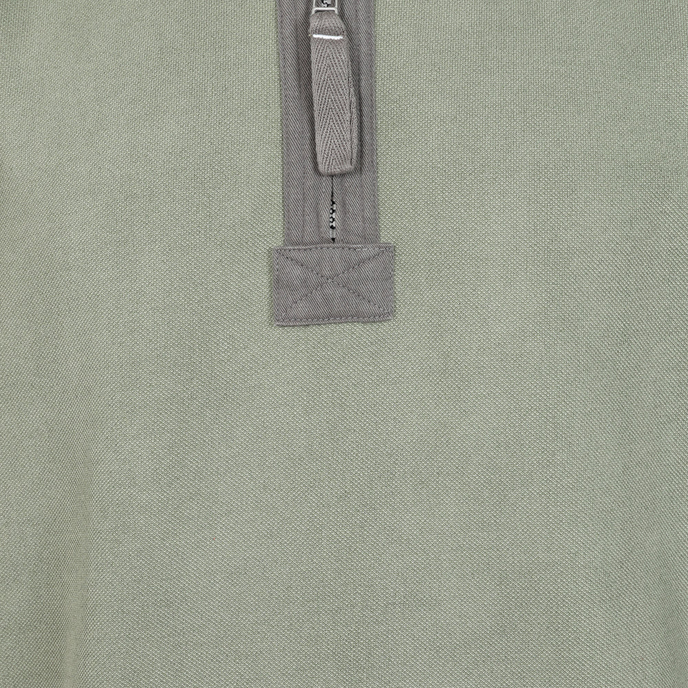 LJ705 - Pique Panel Sweatshirt - Khaki