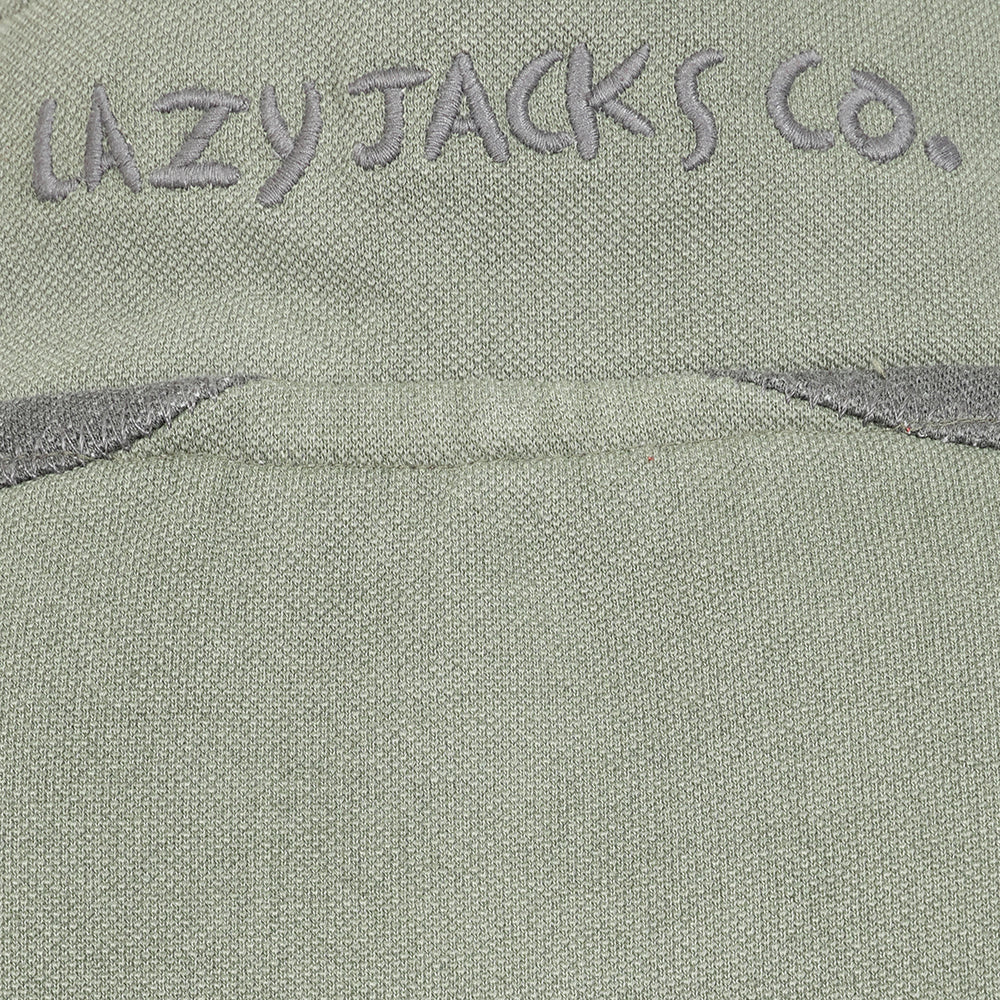 LJ705 - Pique Panel Sweatshirt - Khaki