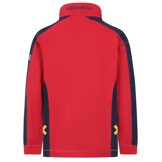 LJ705 - Pique Panel Sweatshirt - Red