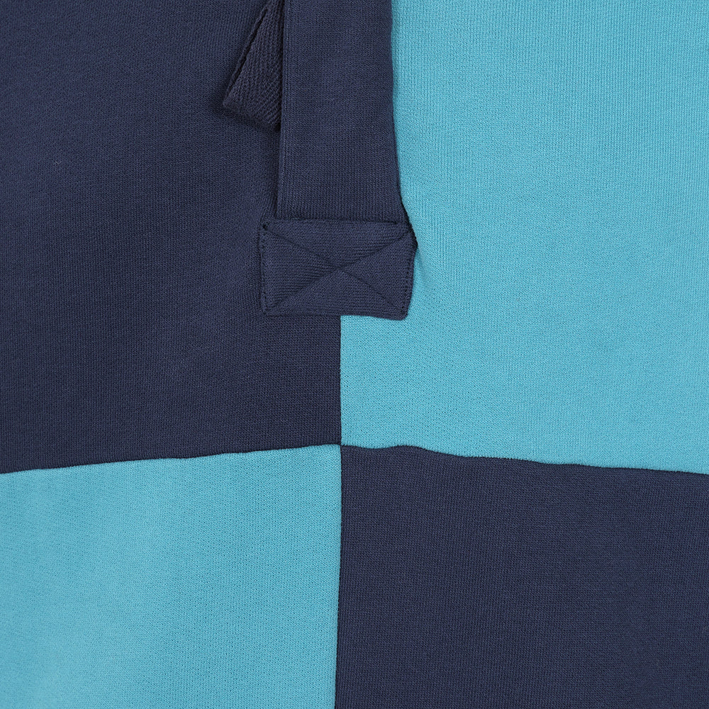 LJ720 - Quartered Sweatshirt - Peacock/Storm