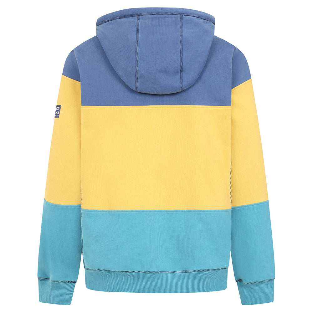 LJ721 - Men's Full Zip Panelled Hoody - Heather