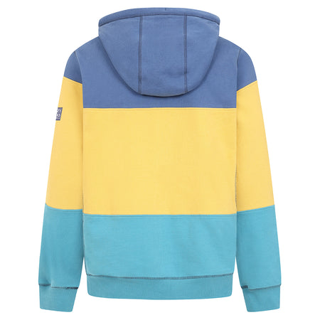LJ721 - Men's Full Zip Panelled Hoody - Heather