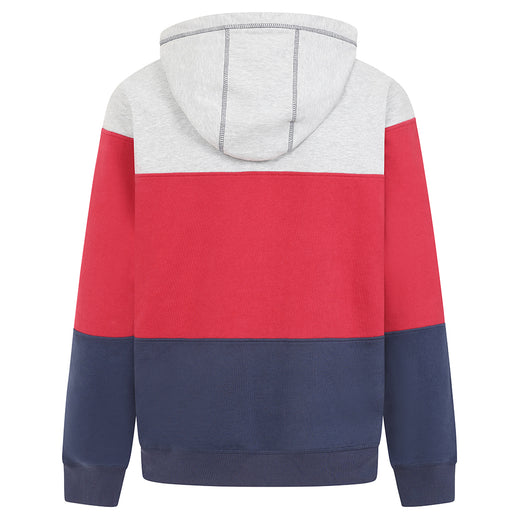 LJ721 - Men's Full Zip Panelled Hoody - Red