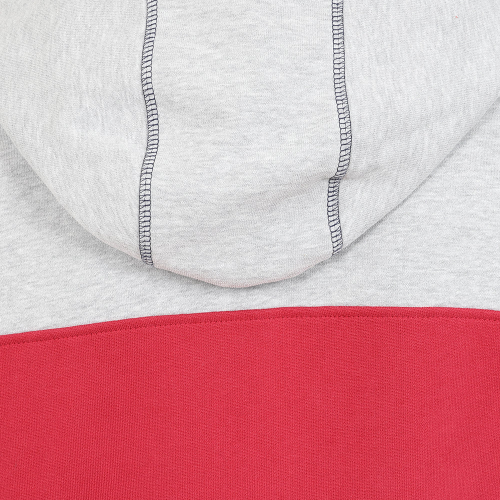 LJ721 - Men's Full Zip Panelled Hoody - Red
