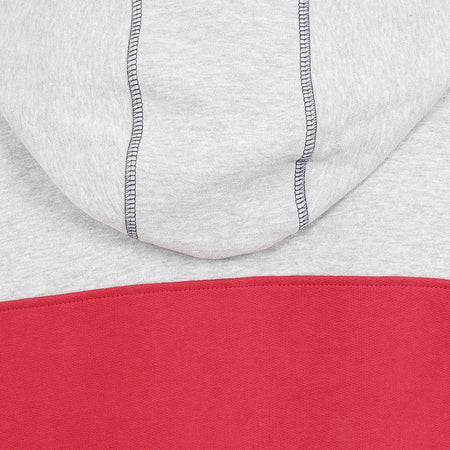 LJ721 - Men's Full Zip Panelled Hoody - Red