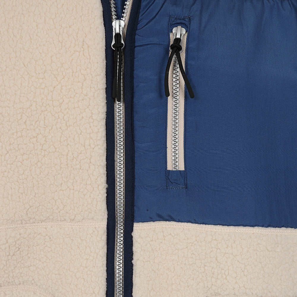 LJ851 - Men's Full Zip Sherpa - Oatmeal