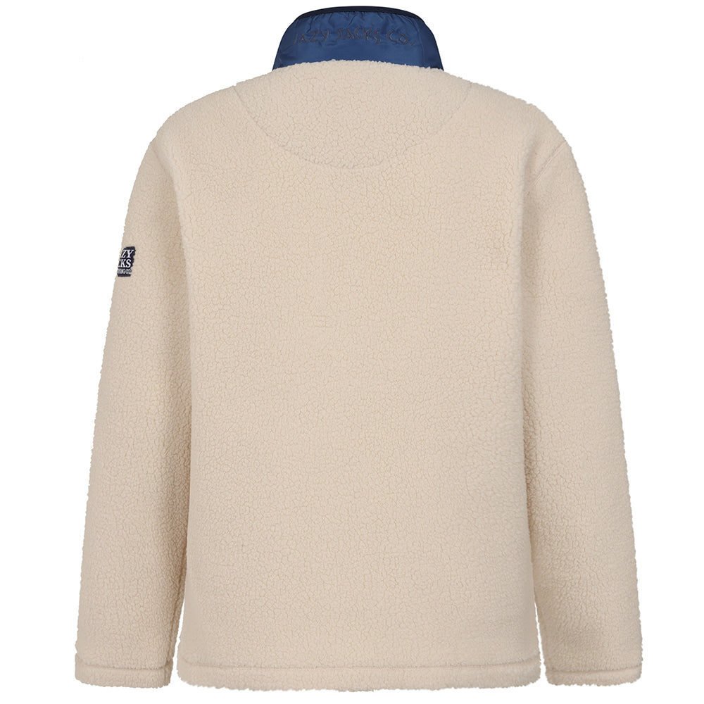 LJ851 - Men's Full Zip Sherpa - Oatmeal