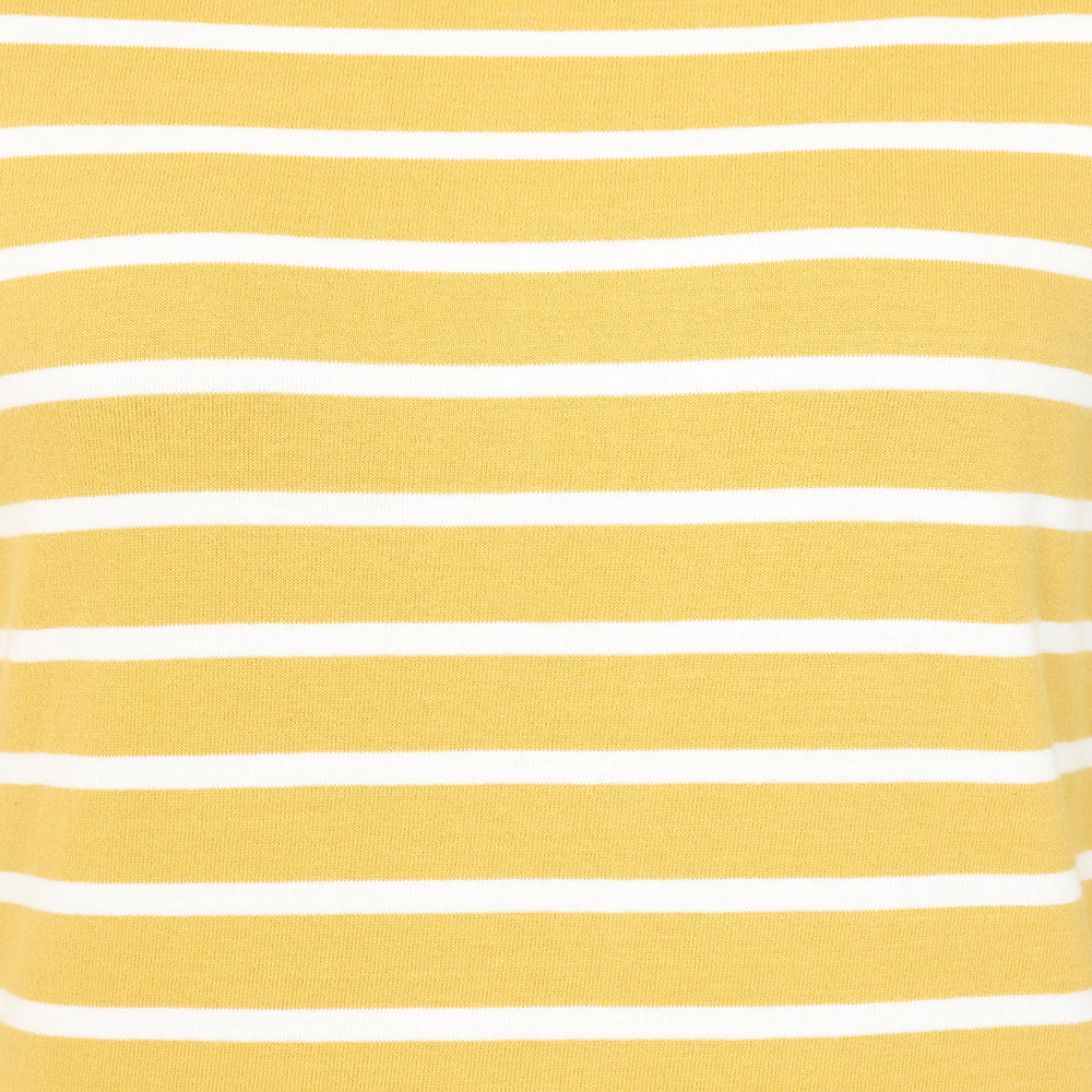 LJ97 - Long Sleeve Striped Breton - Heather