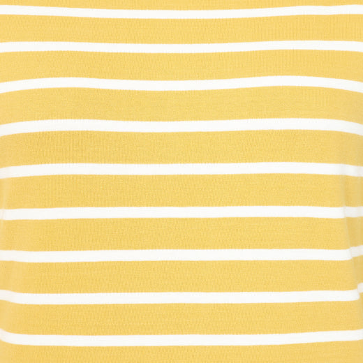 LJ97 - Long Sleeve Striped Breton - Heather