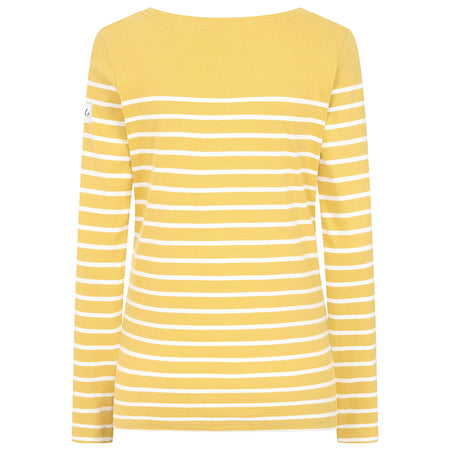 LJ97 - Long Sleeve Striped Breton - Heather