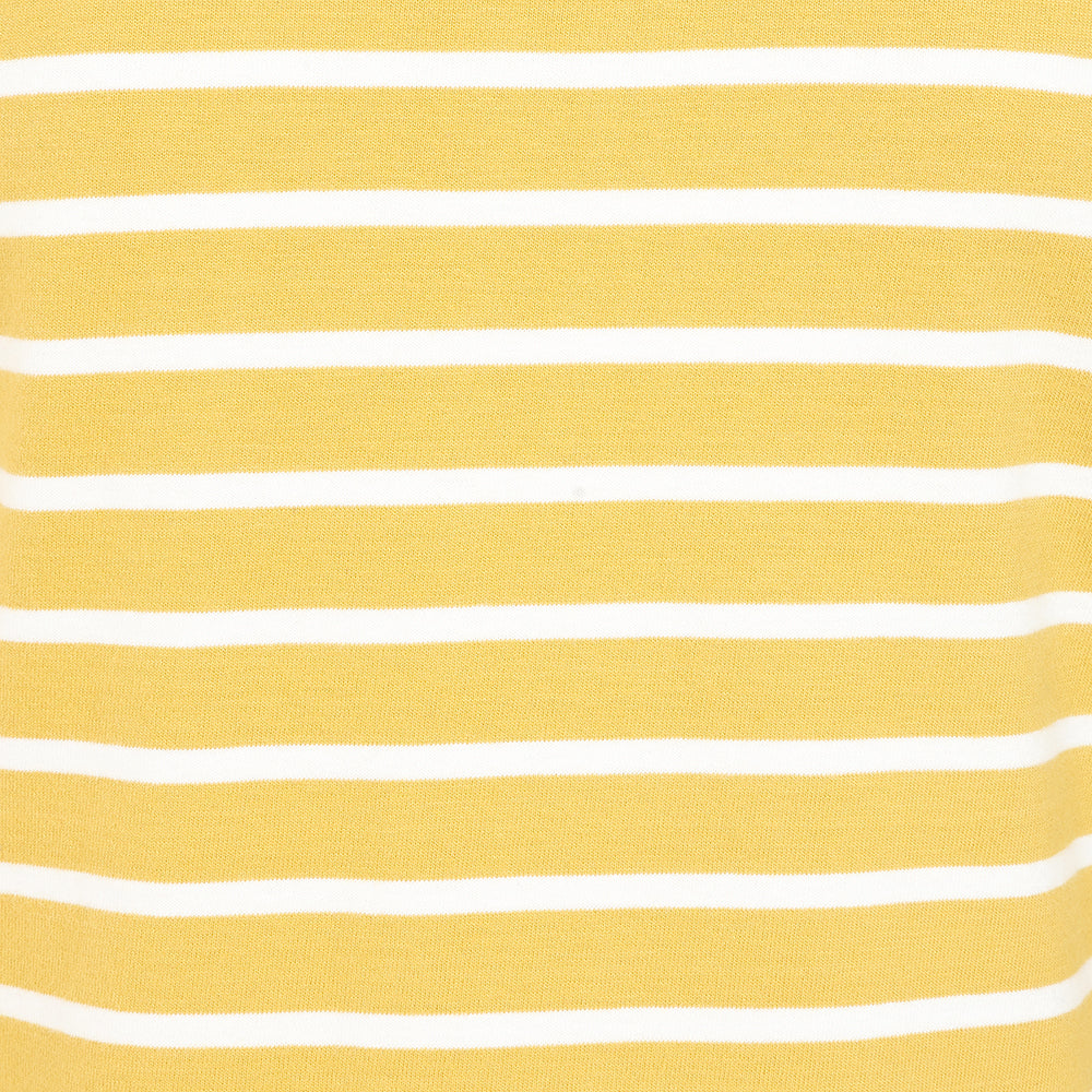 LJ97 - Long Sleeve Striped Breton - Heather