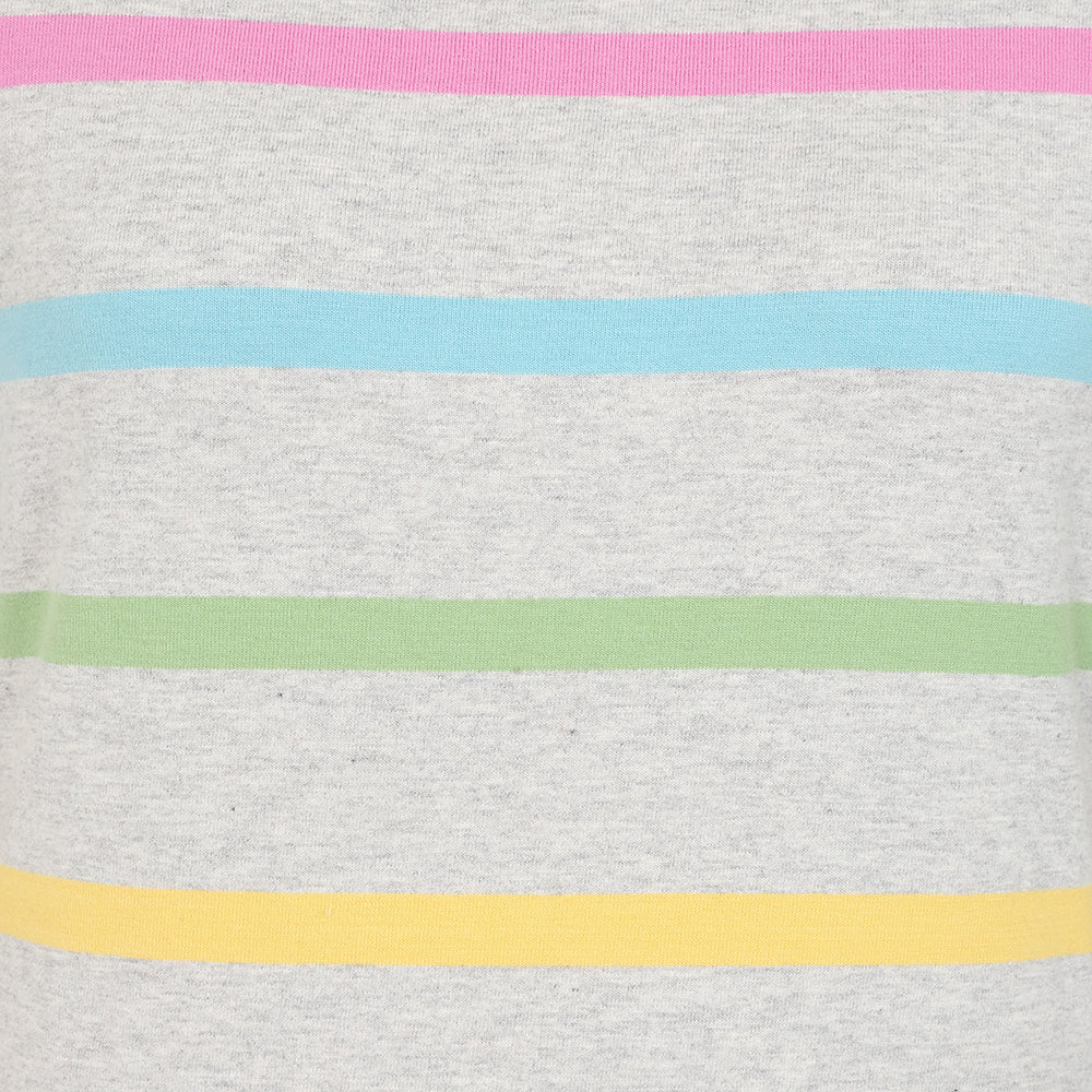 LJ97M - Long Sleeve Multi Stripe Breton - Winter Brights