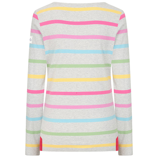 LJ97M - Long Sleeve Multi Stripe Breton - Winter Brights